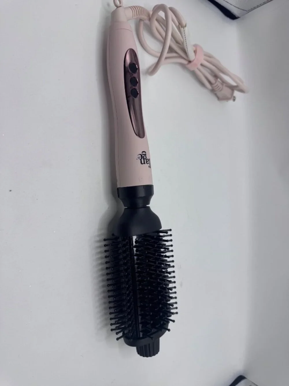 Lange 2-In-1 Hair Dryer Brush Interchangeable Attachments Dual Heat Settings Lig